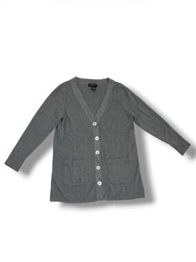 89th & Madison Long Sweater Cardigan Women's Sz 1X Academic Scholar Grandpa